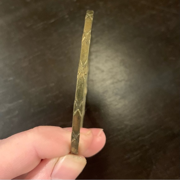 Vintage Gold, Copper, & Bronze Painted Metal Bracelets - 7 Piece Set - Picture 11 of 16